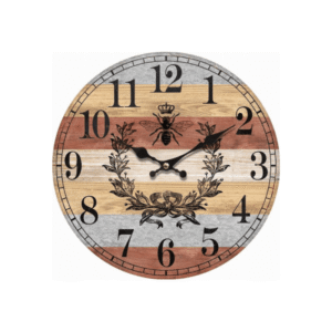 Rustic Wall Clock 34cm