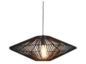 Rope UFO Pendant Black