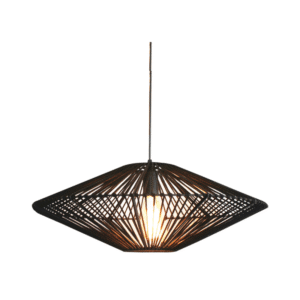 Rope UFO Pendant Black