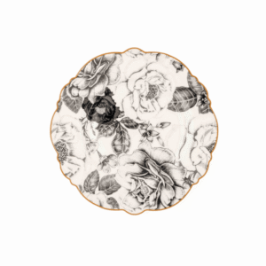 Black Rose Side Plates 4PC