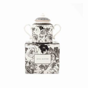 Black Rose Sugar Pot
