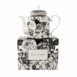 Black Rose Teapot
