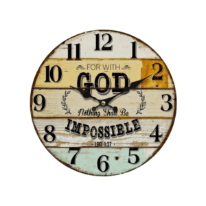 Luke Wall Clock 34cm