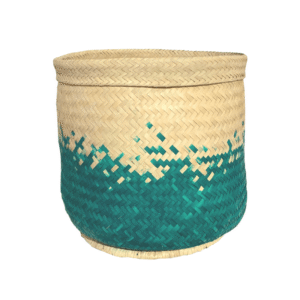 Teal Basket 60x35cm