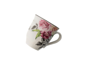 Wavy Rose Mug Side View