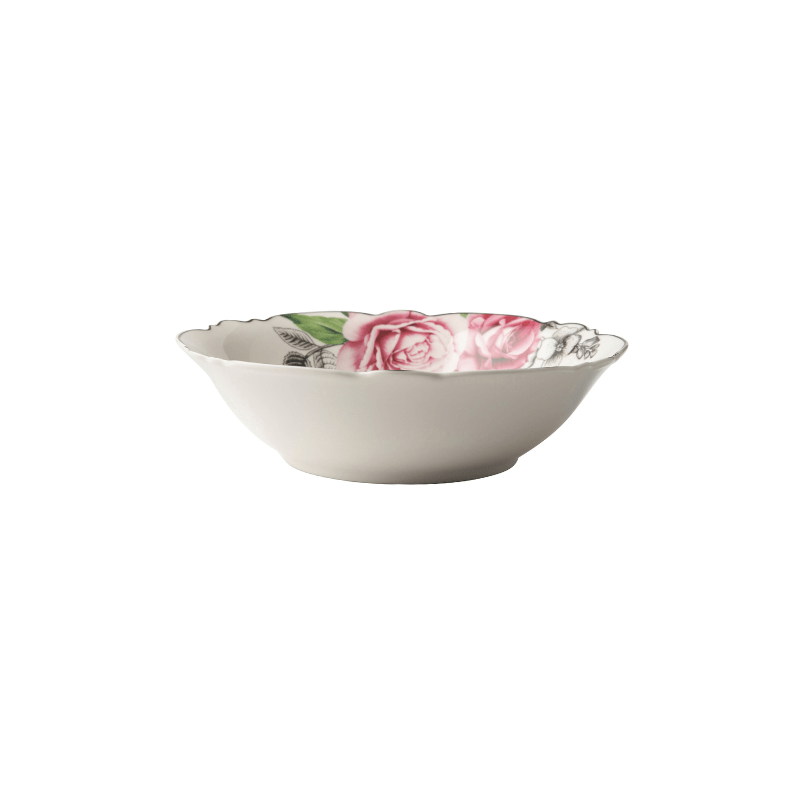 https://www.lcvdesignsndecor.co.za/shop/kitchen-dining/tableware-serving/crockery/wavy-rose-salad-bowl/ Wavy Rose Salad Bowl Side View