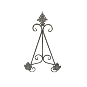 Metal Book Stand Grey 23x40cm