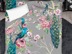 Peacock Custom Duvet Cover Set