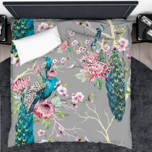 Peacock Custom Duvet Cover Set
