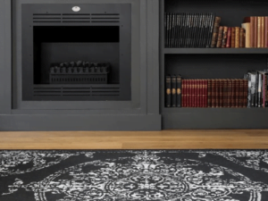 Poletti Black Rug Lifestyle