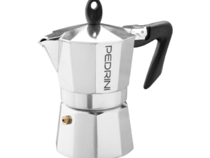 Pedrini Coffee Maker 3 Cups Black