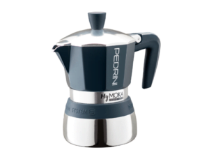 Pedrini Induction Coffee Maker 3 Cups Navy
