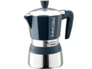 Pedrini Induction Coffee Maker 6 Cups Navy