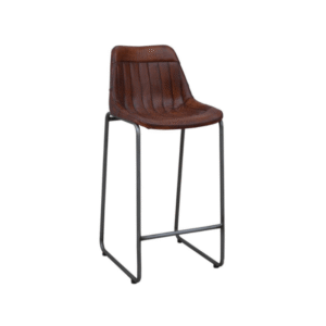 Khanye Leather Bar Chair 46x50x106cm