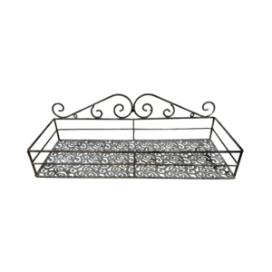 Metal Wall Shelf Grey 50x16cm