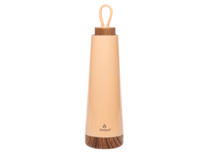 ChicMic Bioloco Loop Flask Apricot with Lid on
