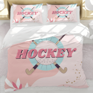Hockey Custom Duvet Cover Set
