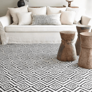 Kelim Black Rug Lifestyle