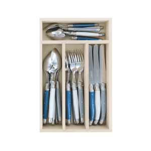 Andre Verdier 24 PC Cutlery Set-Azure