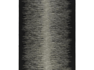 Pulse Black Rug Top View