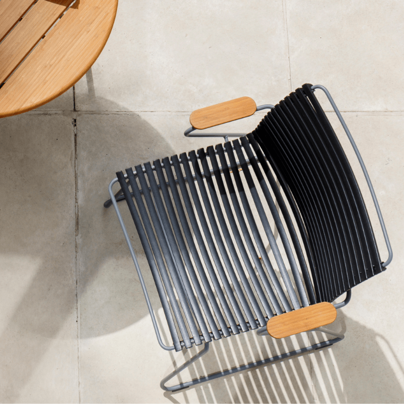 https://www.lcvdesignsndecor.co.za/shop/furniture/patio-furniture/patio-seating/click-dining-chair-black/ Click Dining Chair - Black Lifestyle Single Chair
