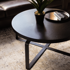 Hinny Coffee Table Charcoal Ferrograin Lifestyle 1