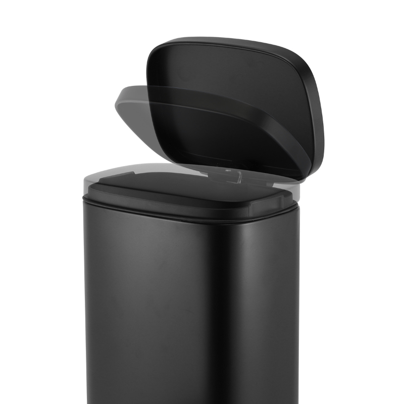 https://www.lcvdesignsndecor.co.za/shop/home-essentials/homekeeping/rubbish-bins/modena-5l-black-steel-pedal-bin/ Modena 5L Black Steel Pedal Bin Silent Soft Close Lid