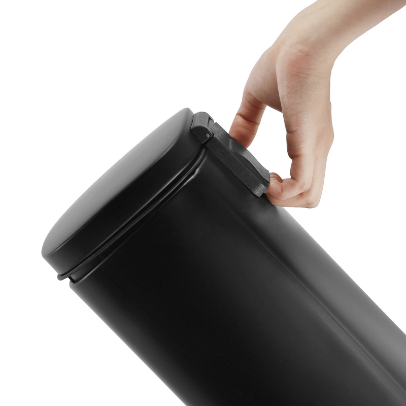 https://www.lcvdesignsndecor.co.za/shop/home-essentials/homekeeping/rubbish-bins/modena-5l-black-steel-pedal-bin/ Modena 5L Black Steel Pedal Bin Carry Handle