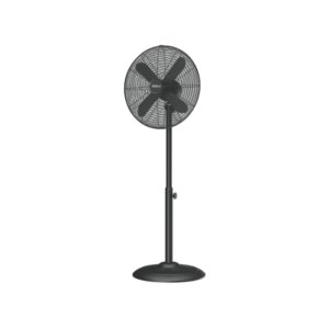 40cm Metal Pedestal Fan - Matt Black