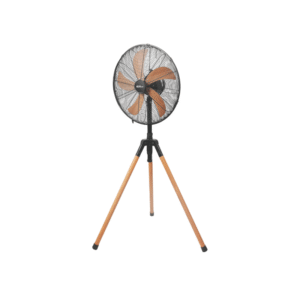 40cm Tripod Fan with Wood Finish