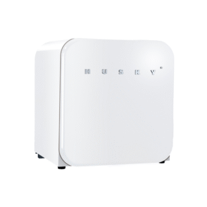 46L Countertop Fridge White Front View