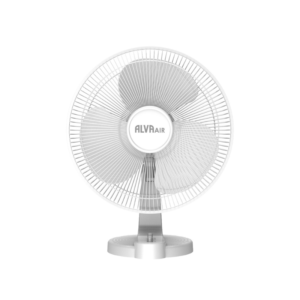 Alva Air 40cm Plastic Desk Fan - White