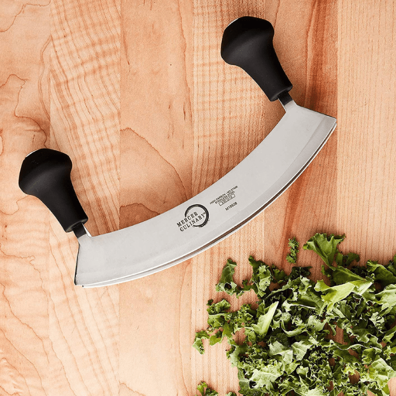 https://www.lcvdesignsndecor.co.za/shop/kitchen-dining/cooking-essentials/prep-tools/cutting-tools/mercer-millenia-dbl-blade-mezzaluna-20cm/ Mercer Millenia Dbl Blade Mezzaluna 20cm Lifestyle