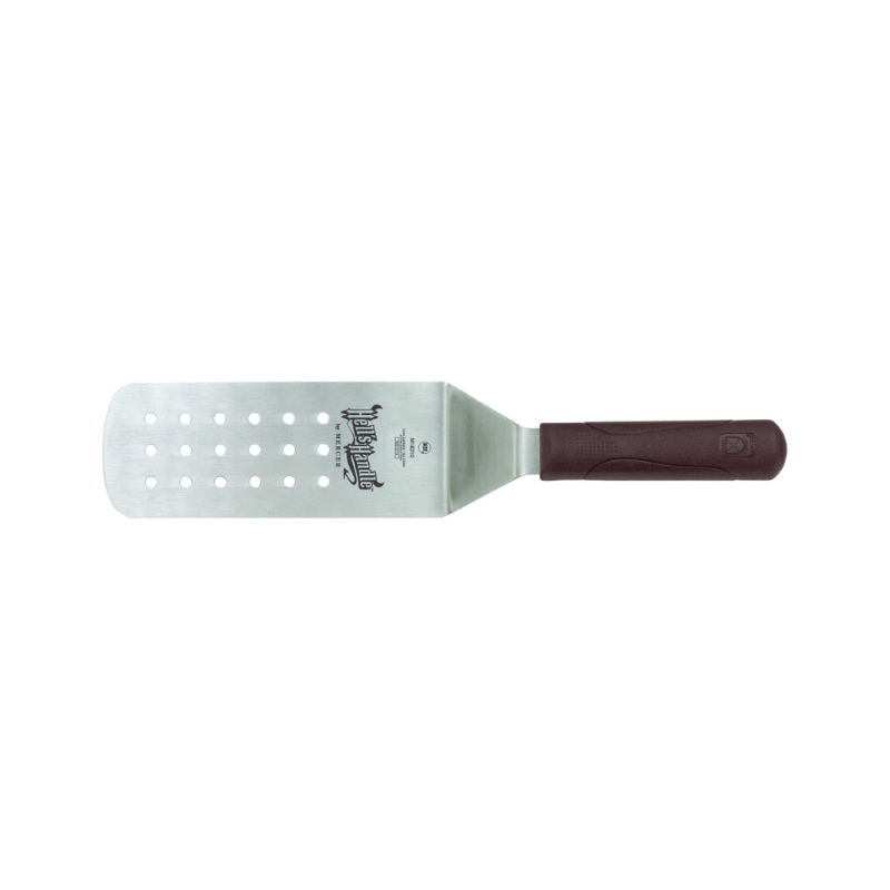 https://www.lcvdesignsndecor.co.za/shop/kitchen-dining/cooking-essentials/cooking-utensils/mercer-perforated-turner-20x7cm/ Mercer Perforated Turner 20x7cm Top View
