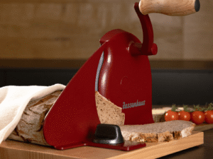 Zassenhaus Classic Manual Bread Slicer-Red Lifestyle 2