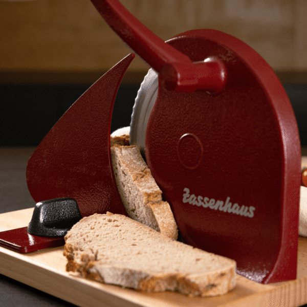 Zassenhaus Classic Manual Bread Slicer-Red Lifestyle 1
