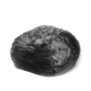 Fur Dark Grey Bean Bag Inner with Cover