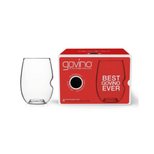 Govino Red Wine Glasses 470ml Set 4PC – Plastic