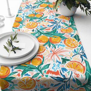 Orange Grove Table Runner Lifestyle