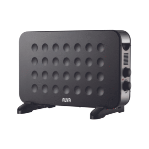 Electric Convection Heater - Black - Compact Heating for Home or Office