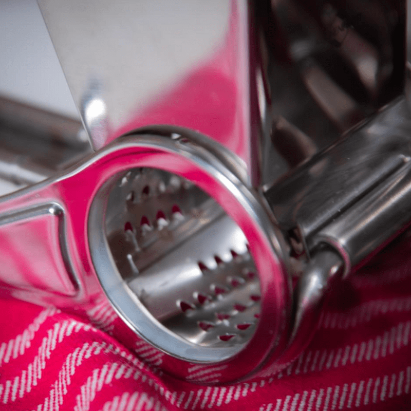https://www.lcvdesignsndecor.co.za/shop/kitchen-dining/cooking-essentials/prep-tools/peeling-and-grating-tools/kuchenprofi-cheese-grater-with-drum/ Küchenprofi Cheese Grater with Drum Close-up
