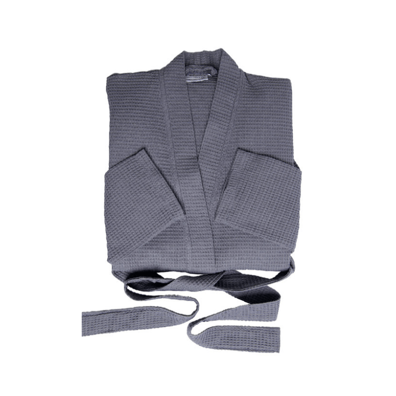 https://www.lcvdesignsndecor.co.za/shop/bathroom/bathrobes-gowns/waffle-weave-bathrobe-grey/ Waffle Weave Bathrobe Grey Main