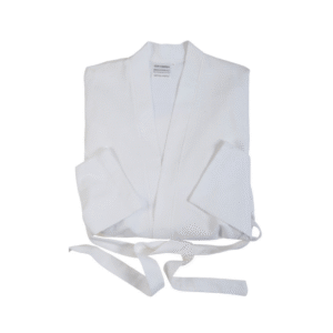 Waffle Weave Bathrobe White Main
