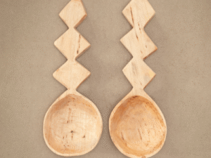 Zanzi Hardwood Server Set 23x9x2.5cm