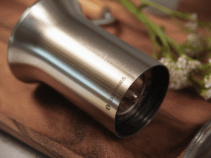 Zassenhaus Coffee Mill Barista Lifestyle Close-up Top