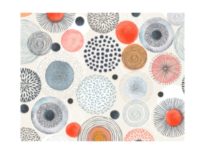 Circles Placemats 6PC Main