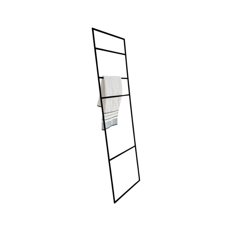 https://www.lcvdesignsndecor.co.za/shop/furniture/bathroom-furniture/rails-holders/black-ladder-towel-rail/ Black Ladder Towel Rail Angle View 2