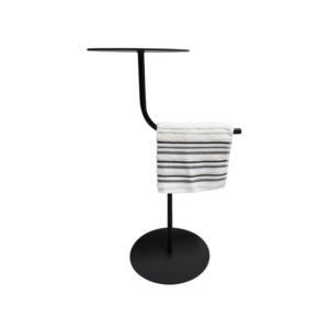 Black Bathroom Side Table Main
