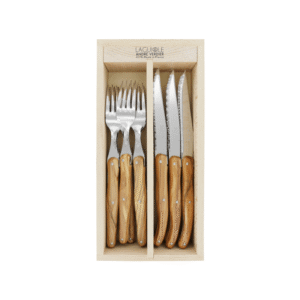 Andre Verdier Steak K Forks Set 12PC-Olive W - Main
