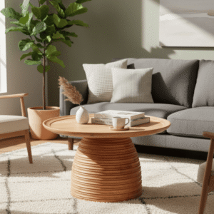 Phoebe Round Coffee Table Lifestyle